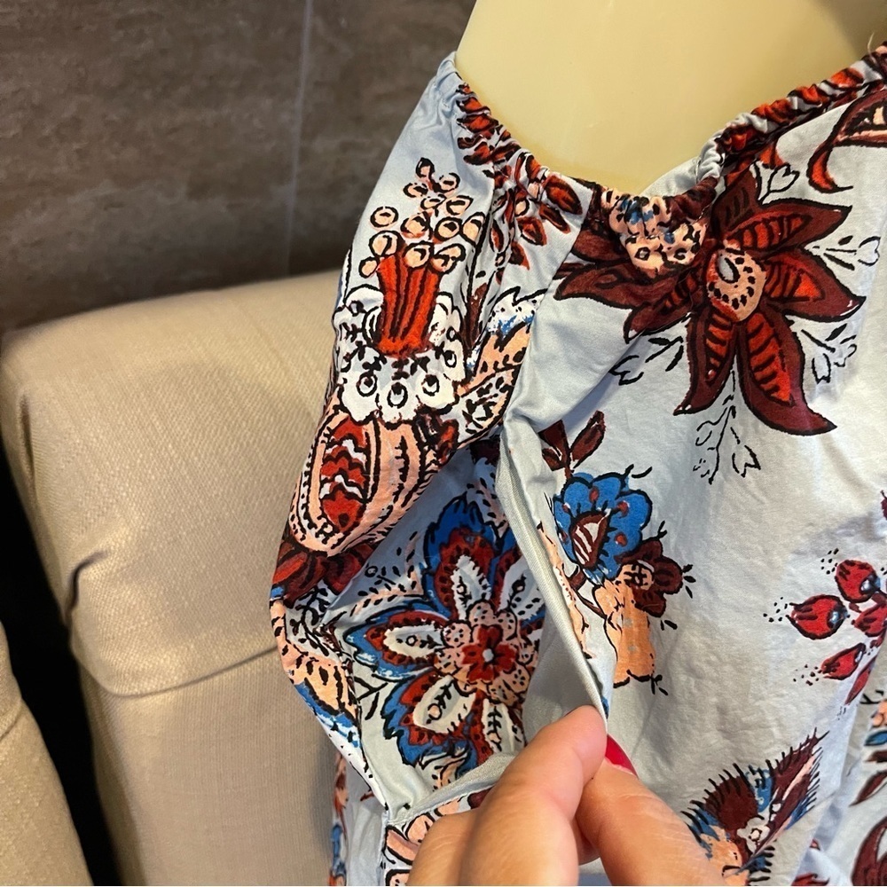 RHODE X Target Womens Large Leafy Print Cutout Midi Dress Medium - Picture 12 of 16